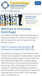 Mobile Screenshot of centrasep.com